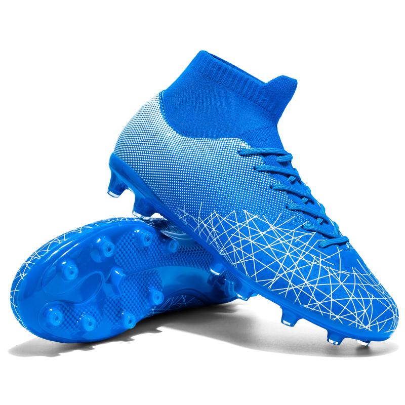 Футбольные бутсы 30-47 Мужские высокие носки Футбольные бутсы Молодежная спортивная обувь Футбольные тренировочные кроссовки Художественный макияж Газон Детские футбольные бутсы