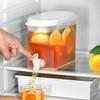 Water Dispenser with Faucet High Temp Resistance Iced Tea Juice Jug for