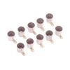 10Pcs E10 Screw-Type Copper Lamps Base Bulb Small Electric Bead Lamp Holder Home Experiment Circuit Electrical Accessories