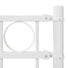 ASSEN Fence Panel White 170 x 150 cm Steel