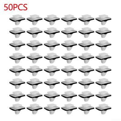50x нейлоновых зажимов для молдинга, фиксатор панели коромысла с герметиком для Hyundai 87756-2E000