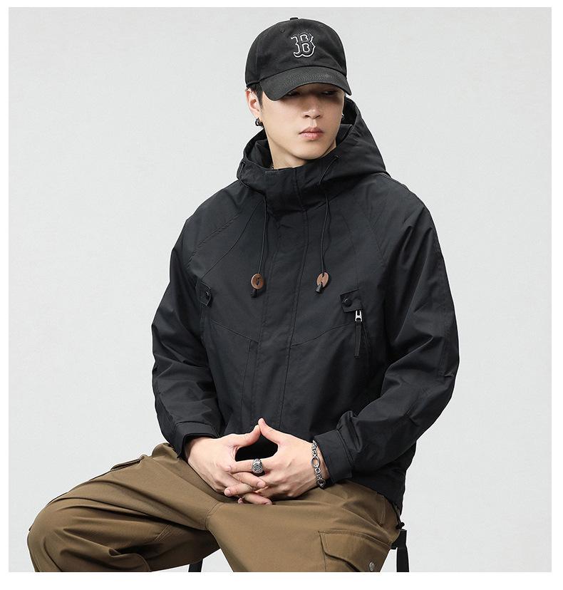 Мужская водонепроницаемая ветровка 2025 года, цвет Military Green - Весенне-осенний стиль
