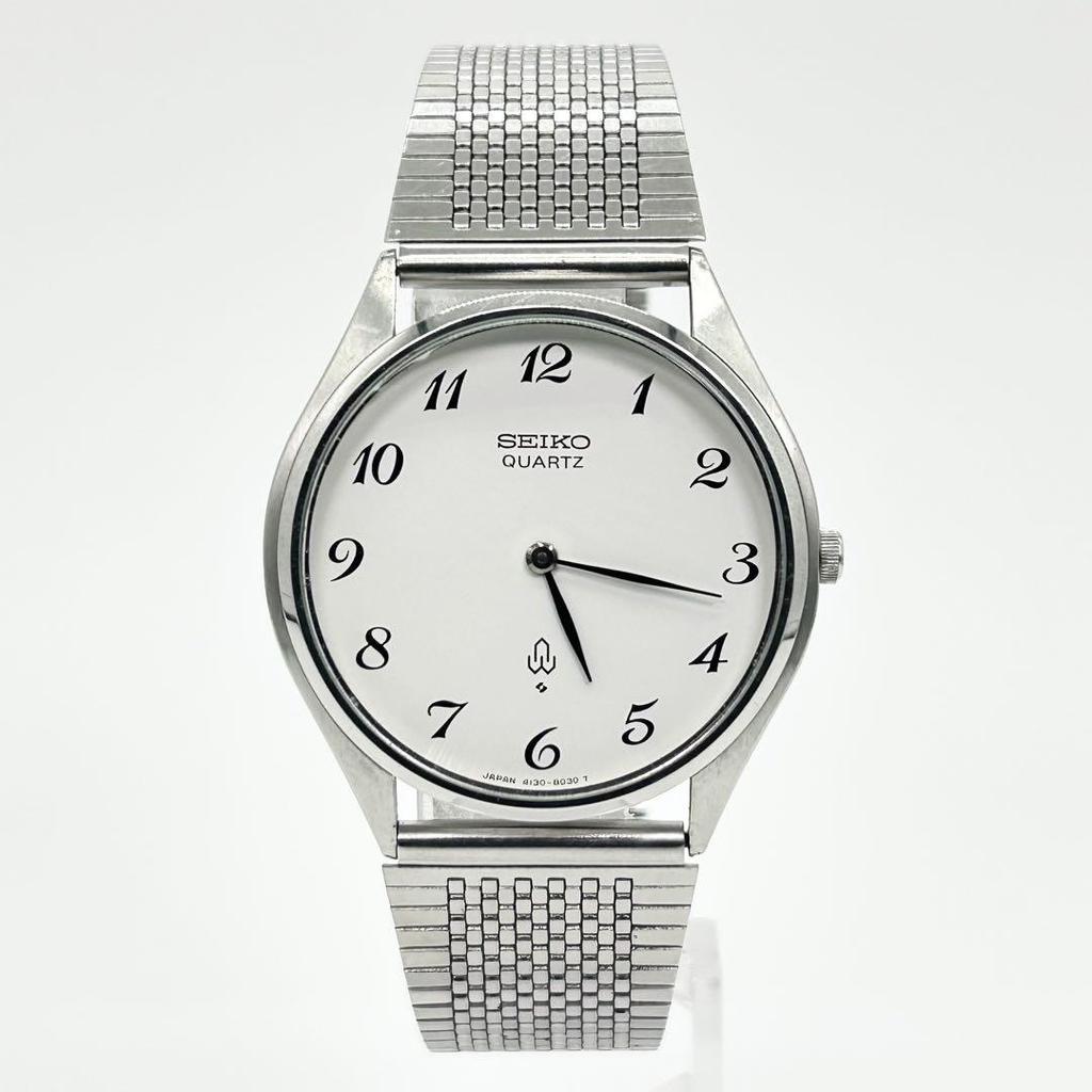 [Б/У] SEIKO 4130-8020 Винтажные кварцевые наручные часы
