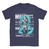 Мужская футболка Hatsune Miku Vocaloid Girl Хлопковые Топы Уличная Одежда Круглый Вырез Короткий Рукав
