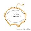 Geometry Choker Necklace Gold Color Party Collar Luxury Twist Neck Necklace  For Women