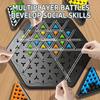 New Geometry Chain Chess Puzzle Triangle Chess Desktop Game Rubber Band Training Family Interaction Exercise Thinking Toys Gifts