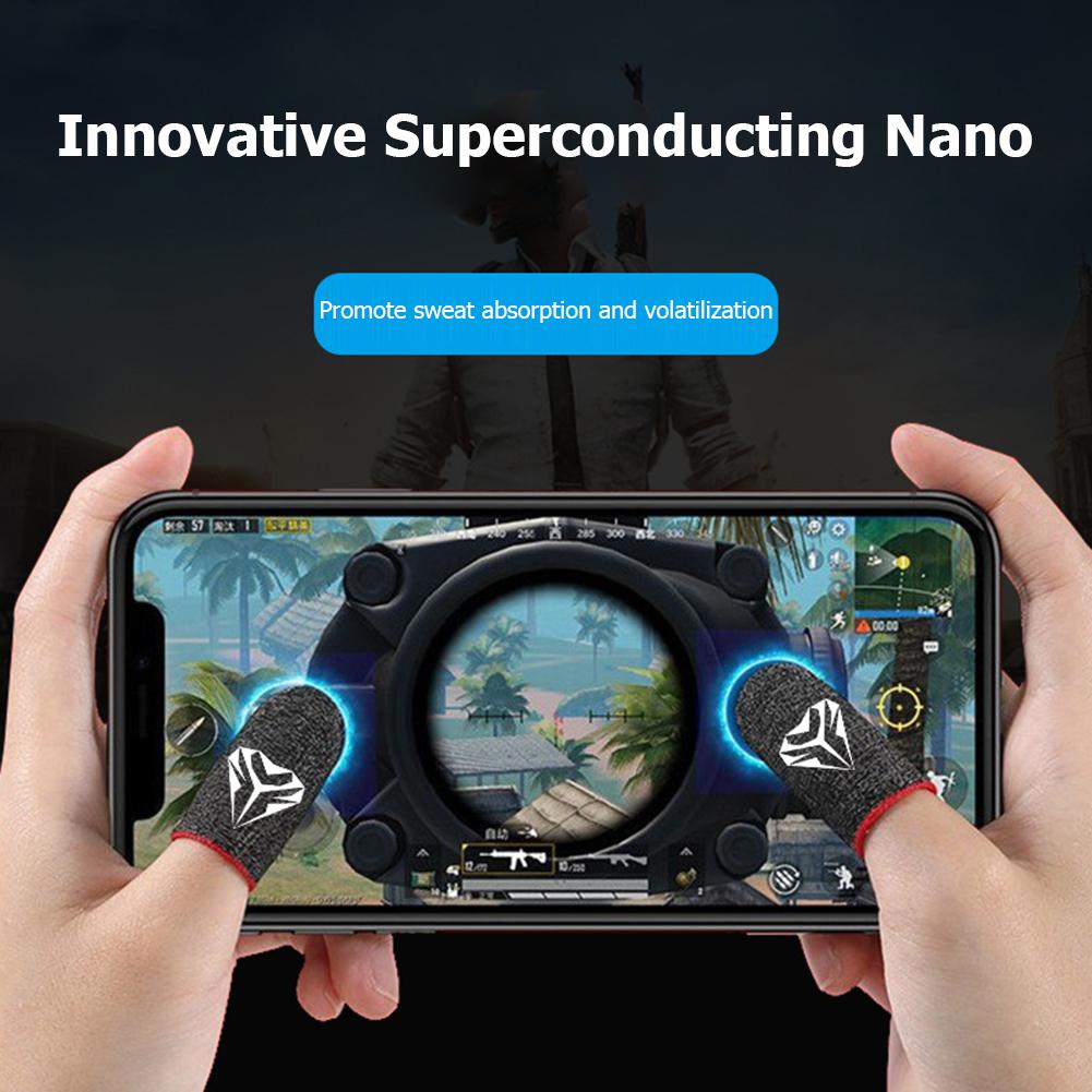 1-10 пар напальчников для большого пальца, сенсорные, влагоотводящие, для PUBG Mobile, игровые аксессуары