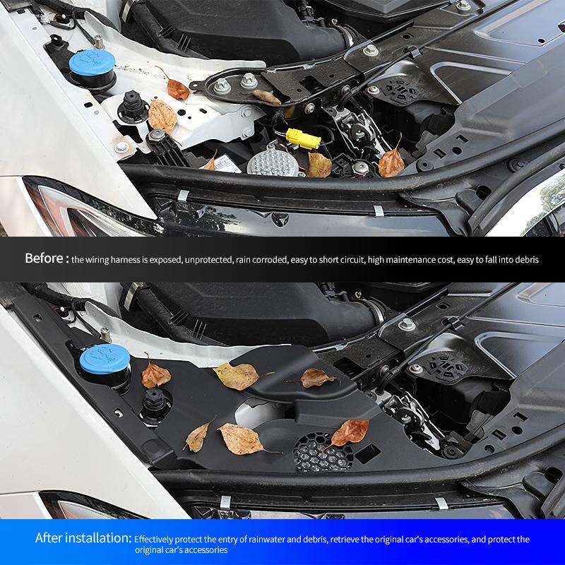 1 шт. Защитная крышка моторного отсека автомобиля для BMW 3 серии G20 G28 2020 2021 2022 2023 Пылезащитная фара