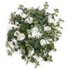 1.8M Artificial Eucalyptus with Camellia Garland Hanging Rattan Home Garden Wedding Backdrop Wall Decorations