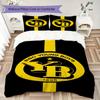 BSC Young Pattern Bedding uilt Set uilt Cover Pillowcase Home Decoration Birthday Gift (1 * duvet cover + 2 * pillowcase  without core)22