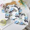 Cartoon Dinosaur Summer Boys Toddler Twopiece Set With Short Sleeve Top And Shorts