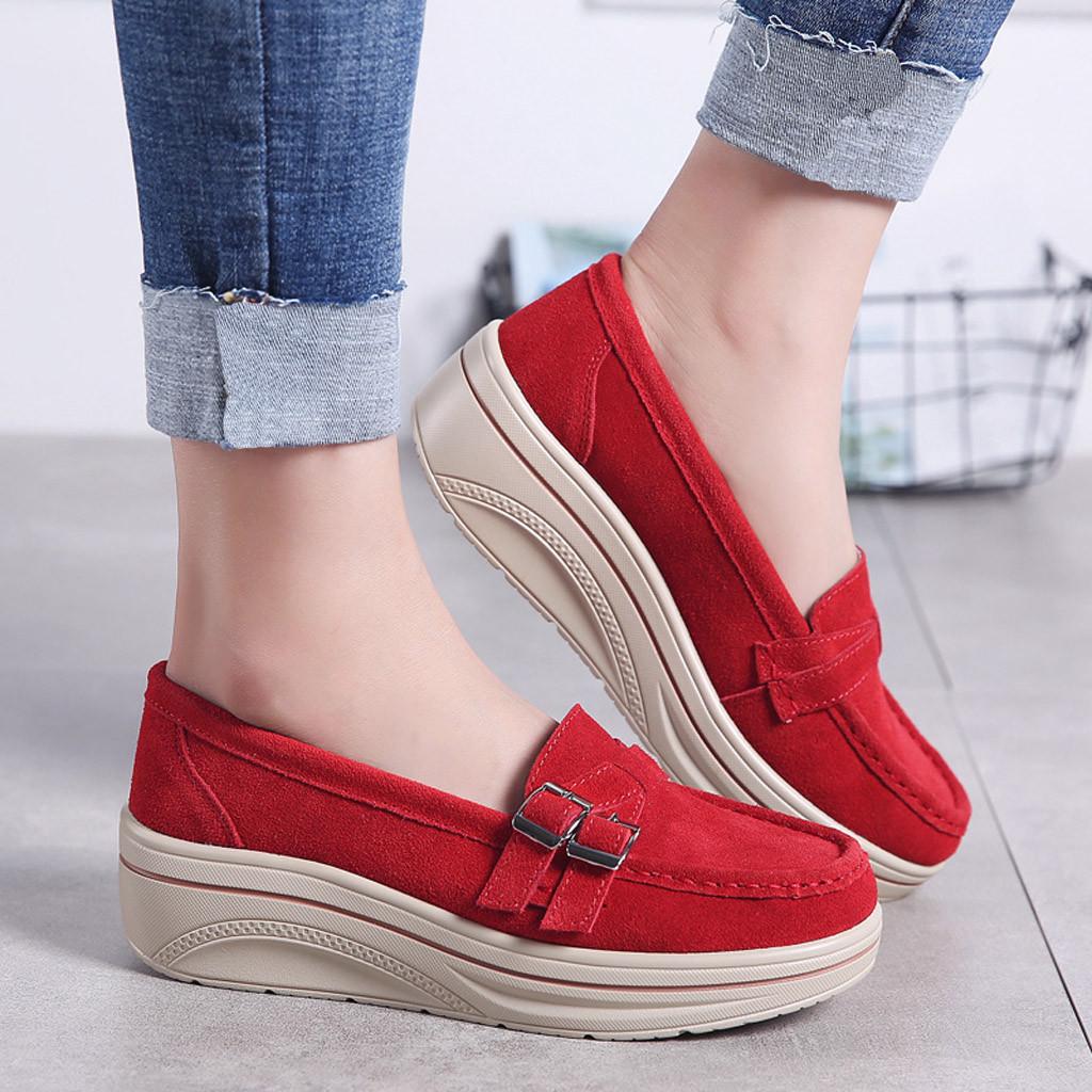 Женские туфли для маффинов, кожаные туфли на толстой подошве, криперы, мокасины