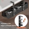 No Drill Under Table Storage Rack Shelf Desk Wire Organizers New Cable Management Tray