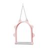 Parrot Swing Cage Accessory Standing Activity Center Entertainment Play Perch Toy for Parrot for Cockatiel Budgie Cockatoo