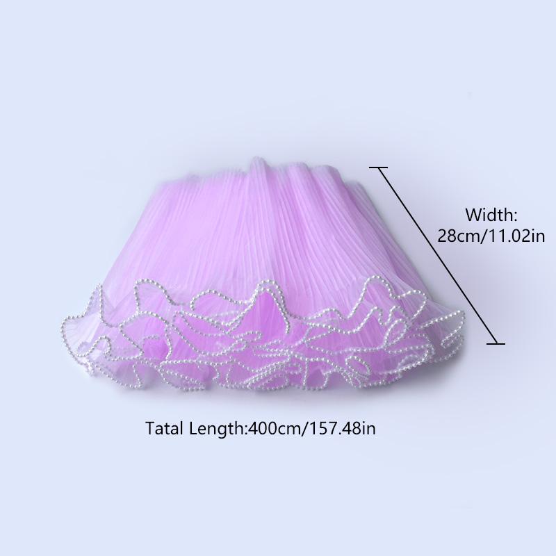 28 см x 400 см Бумага для упаковки цветов, жемчужная волна, пряжа, кружевная сетка, цветочный букет, подарок на День святого Валентина, упаковочный материал для вечеринок