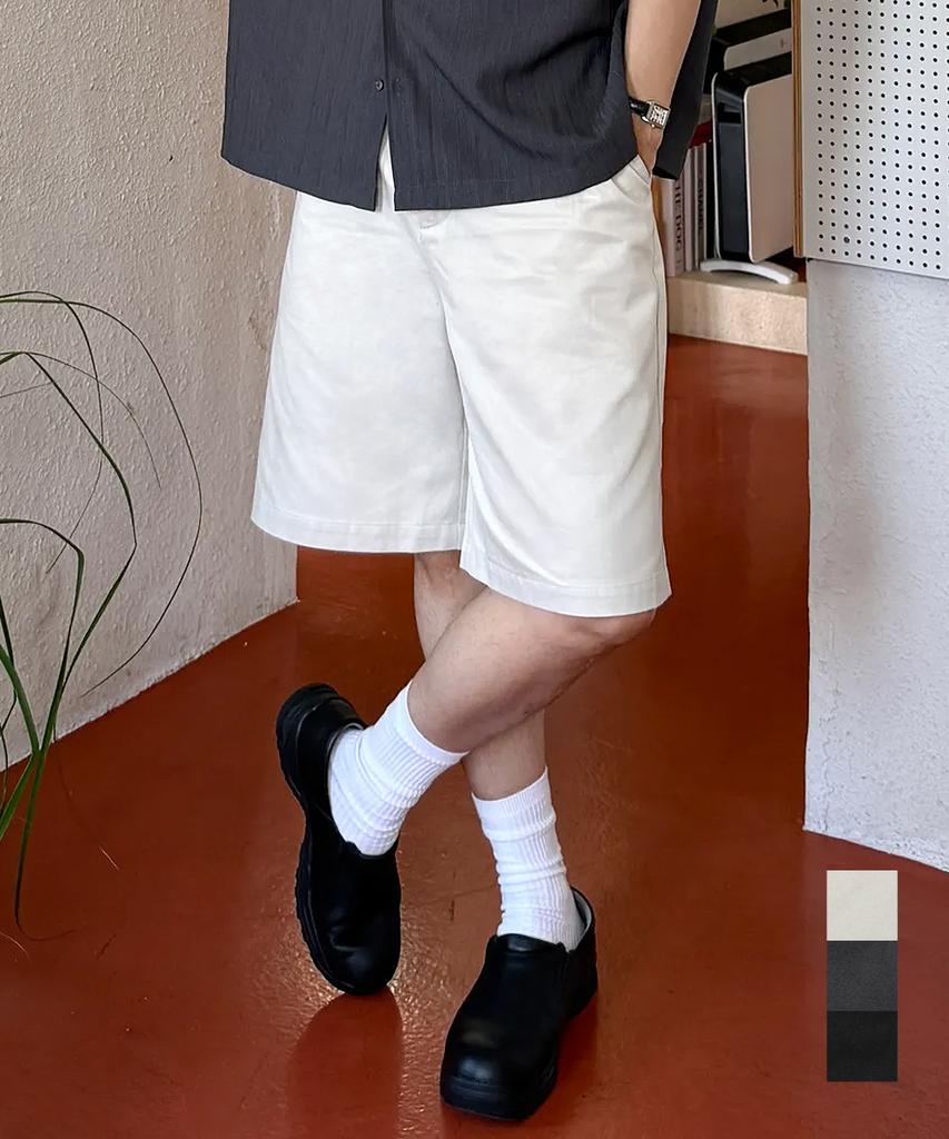 INTEMPOMOOD Drizzle-To-Tuck Half Pants: 3 Colors