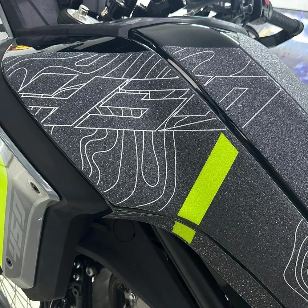 Для CFMOTO 450MT 450 MT 2025 2024 Наклейка на бак Мотоцикл Защита топливного бака Наклейки