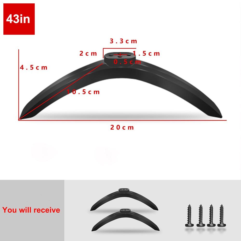 Новые Универсальные Ножки-Подставки для Телевизора с Винтами Черные Подставка для Телевизора База Настольная Регулируемая Фурнитура Спальня