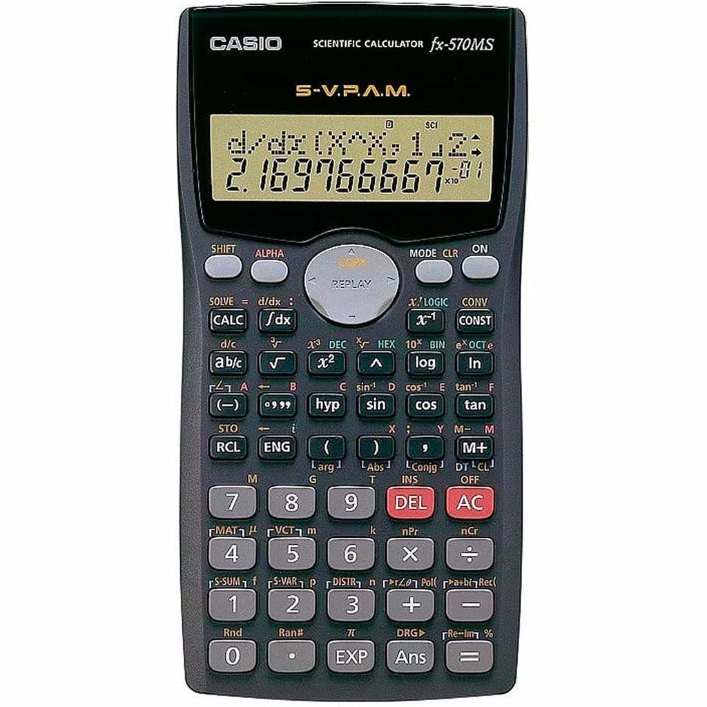 Casio Стандартный научный калькулятор FX-570MS-N