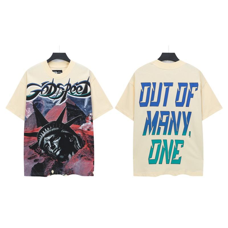 2025 Unisex Loose Fit Graphic Tee Hip Hop Streetwear Cotton T-Shirt Couples