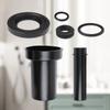 Wall Mounted Toilet Seal Rings Set Rubber Seal Gaskets Pressure Resistant Toilet Seal for Leak Prevention & Odor Control