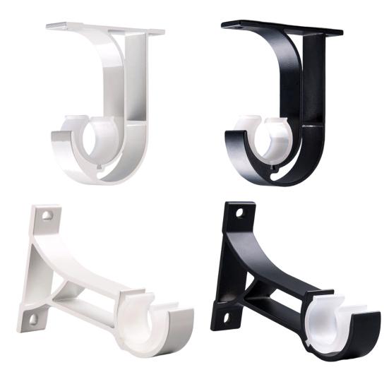 2 Curtain Curtain Rod Holder for Pcs Rod Holder Wall or
