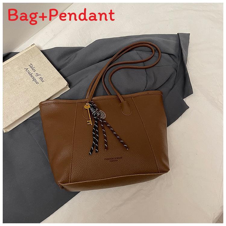 Ladies Oversized Tote Bag Pu Material With Double Shoulder Straps For Daily Casual