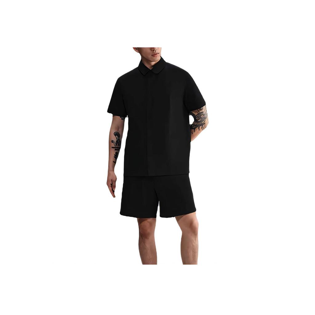 Nike Dri-Fit Perfect Stretch Comfortable Simple Fashionable Versatile Short Sleeve Shirt Men Shirts Black HQ6959-010