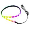 5 В 3-контактный ARGB/4-контактный RGB светодиодный мягкий бар для корпуса ПК Компьютерный корпус RGB светодиодная лента 40 см магнитная многоцветная 1 шт.