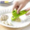 1 Pack Mini Garlic Grinder Creative Garlic Press Kitchen Garlic Mash Manual Garlic Mashing Green Kitchen Gadgets