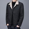 New Men's Coat Spring and Autumn High-end Lapel Jacket Casual Handsome Men's Top Coat
