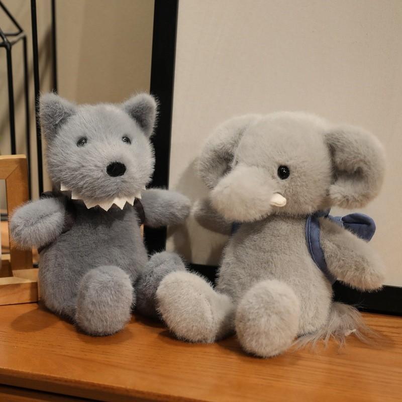 Soft Plush Elephant Backpack Toy For Kids With Pp Cotton Filling