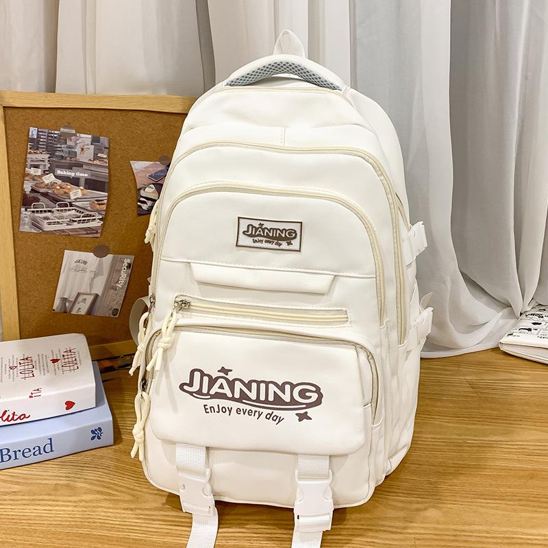 Детские школьные ранцы Ученики начальной школы Девочки Ученики средней школы Большая вместимость Грязеотталкивающий Рюкзак из двух частей