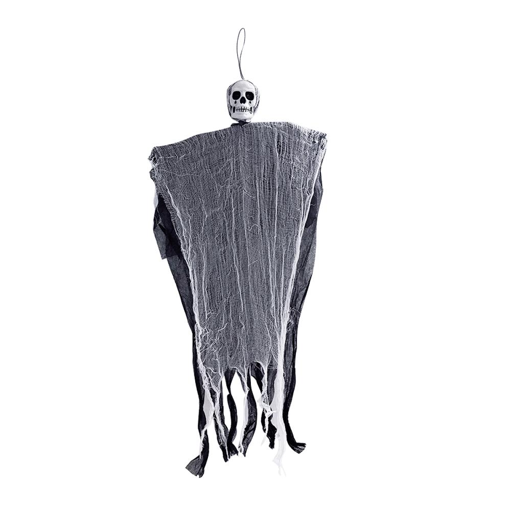 1pc Halloween Hanging Skeleton Ghost, Hanging Skull Horror Ghost, Haunted House Entrance Decor, Patio Garden Outdoor Decoration