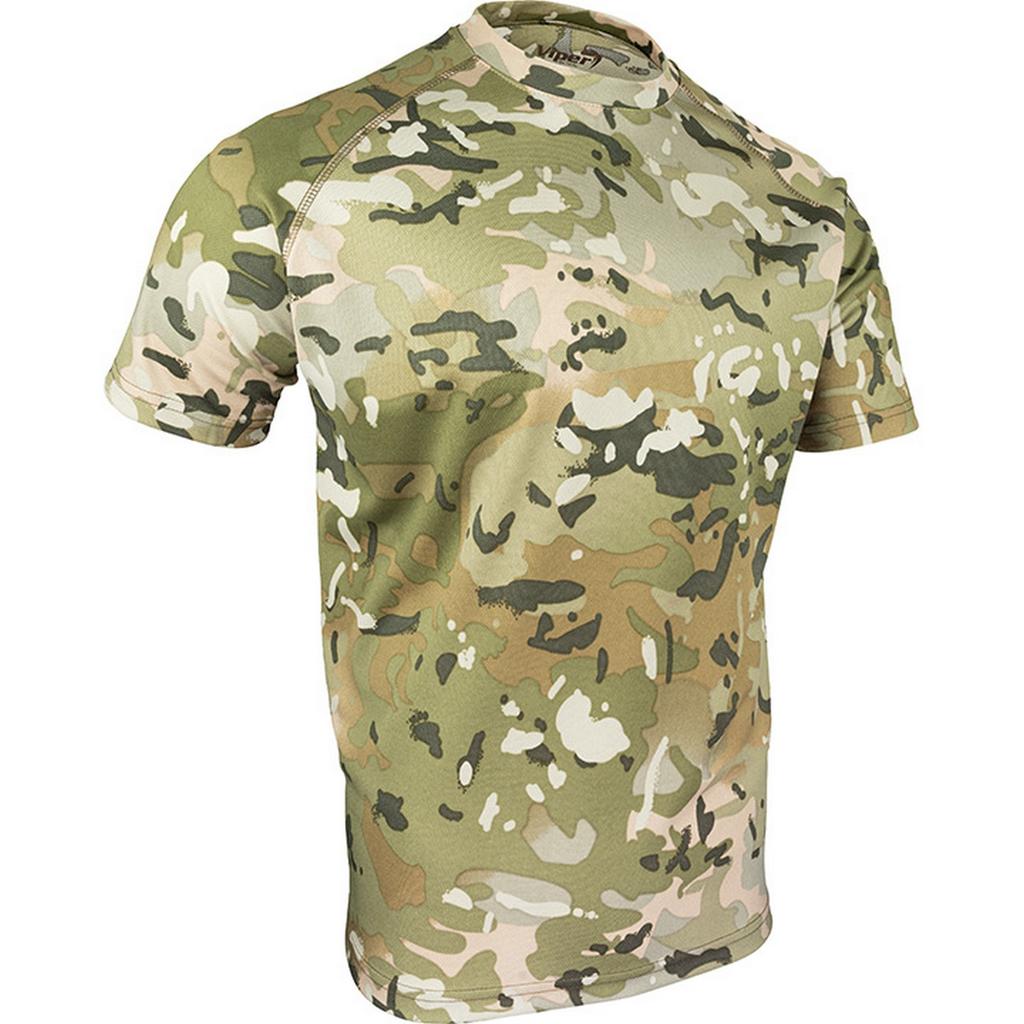 Viper Mens Tactical Camo Mesh T-Shirt