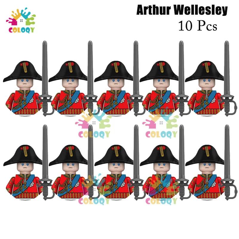 Kids Toys 22Pcs/10Pcs Napoleonic Wars Military Soldier Building Blocks Imperial Navy Figures Toys For Kids Birthday Gifts