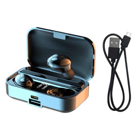 НОВЫЕ TWS Мини Bluetooth Наушники Стерео Звук Беспроводные Наушники Водонепроницаемая Спортивная Гарнитура Светодиодный Дисплей С Power Bank