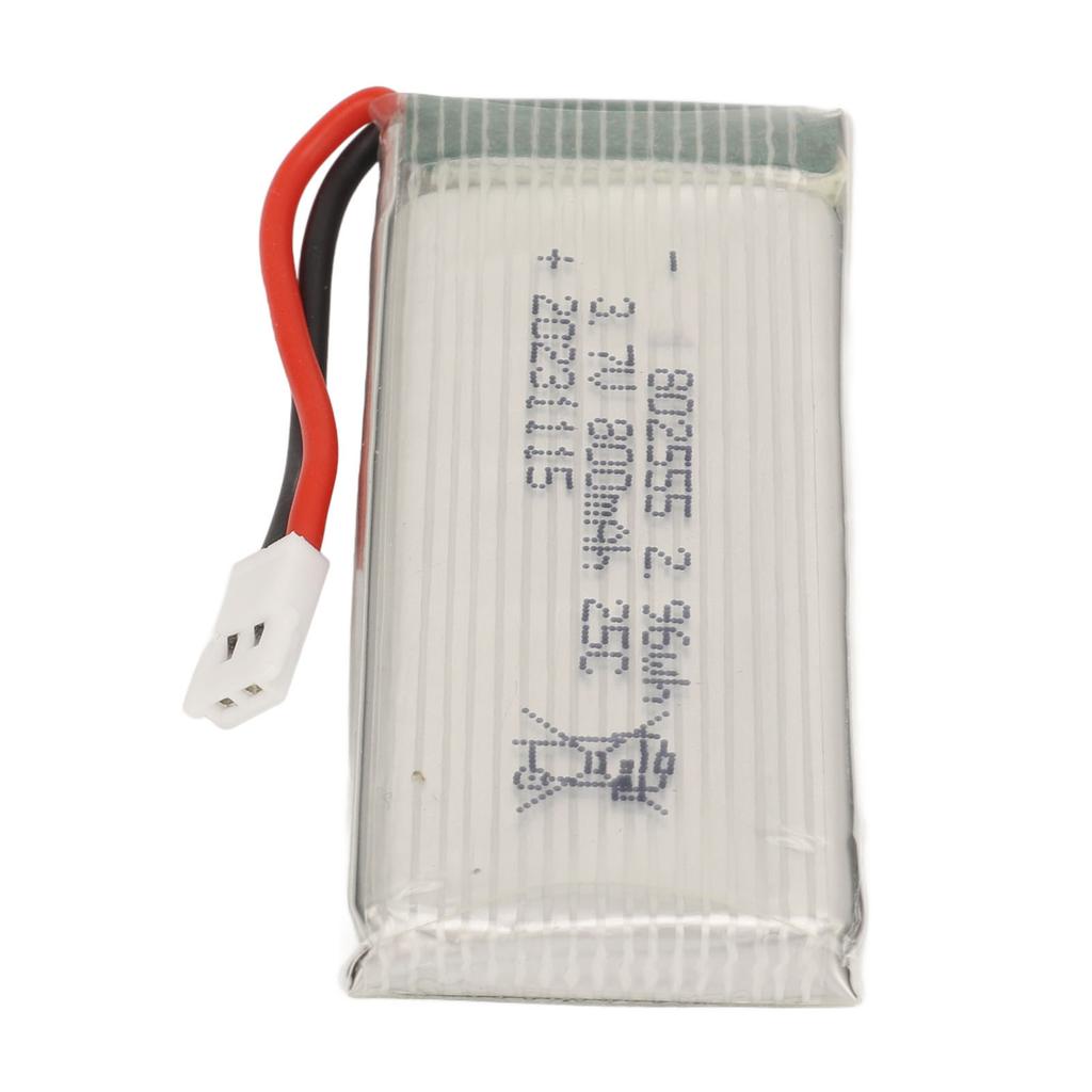3.7V 800mAh LiPo Battery 25C Rate RC Model Airplane Lithium Battery With XH2.54 Plug for F181 F163 H