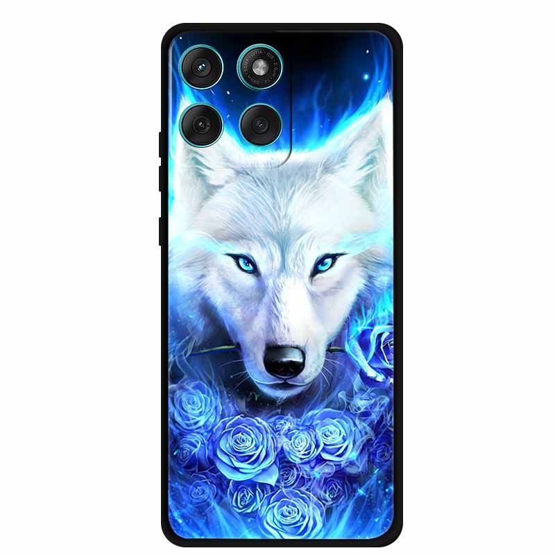 For Motorola Edge 60 Fusion Case XT2503-4 Wolf Lion Soft TPU Silicone Phone Cover for Motorola Edge 60 Fusion Case Fundas Coque
