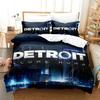Лучший 3D-принт Игровой Набор Постельного Белья Detroit Become Human Пододеяльник Чехол для Одеяла Наволочка Одеяло Размер King Queen Мальчики Взрослые