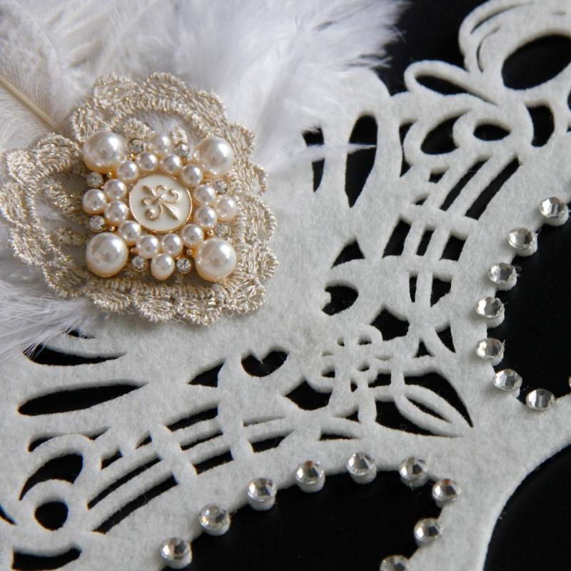 Премиальная маска-костюм из перьев и страз для театральных представлений и официальных вечеринок, конструкция, устойчивая к разрывам