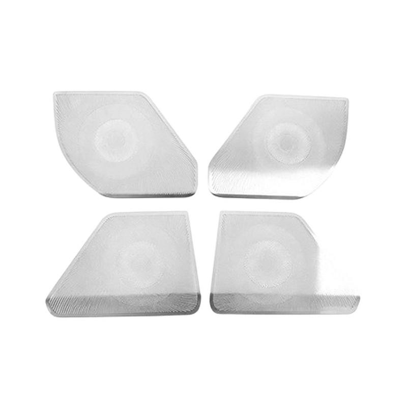 4x Car Audio Interior Cover Stainless Steel for Toyota For Rav4 2026 2027 6th Gen Silver Black Trim Speaker Vent Styling
