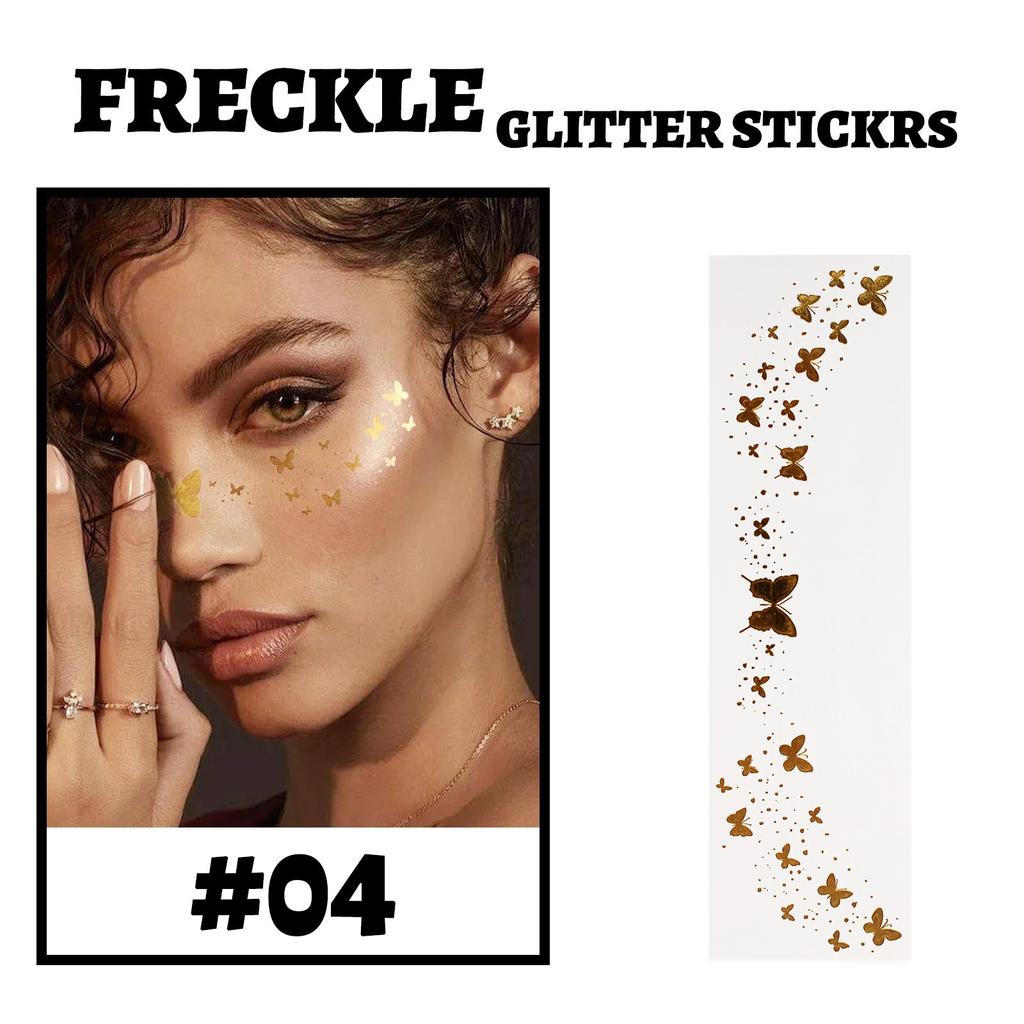 Наклейки на лицо с веснушками Водонепроницаемые наклейки с бриллиантами Экологичные наклейки для лица Наклейки для бровей Маскарадное лицо