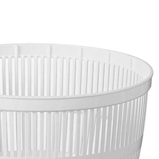 Центрифуга для салата большая ручная с системой дуршлага Мойка для овощей и фруктов многофункциональная пластиковая