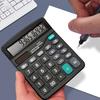 12-Position Solar Calculator Student Portable Dual Power Supply Financial Office Accounting Special Electronic Computer
