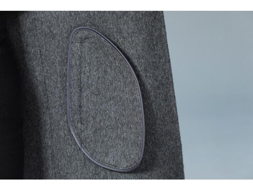 Женское кашемировое пальто средней длины - Двустороннее, Высококачественная модная верхняя одежда Осень/Зима 2025