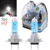 2pcs 12V 6000K White Light Super Bright Car Xenon Halogen Lamp Auto Front Headlight Fog Bulb