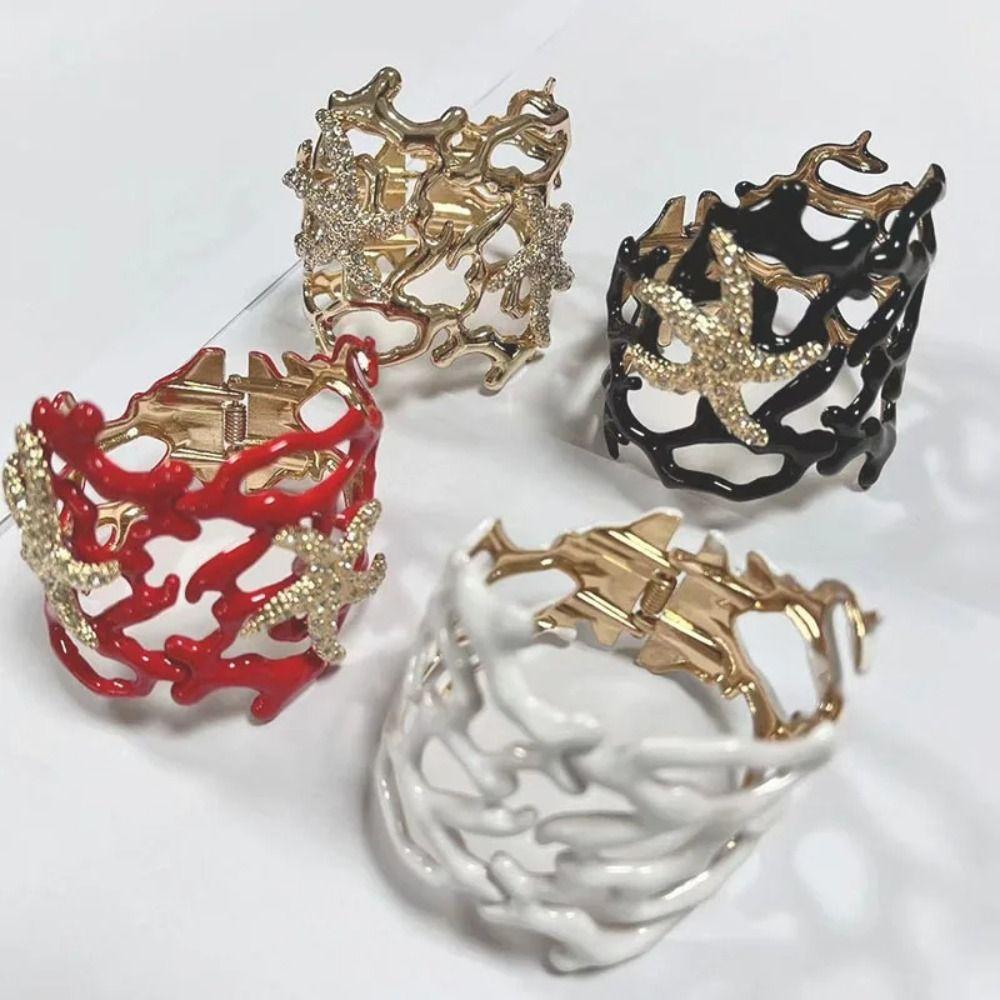 Ocean Style Irregular Coral Hollow Bracelet Hollow Exaggerated Bracelet  Women