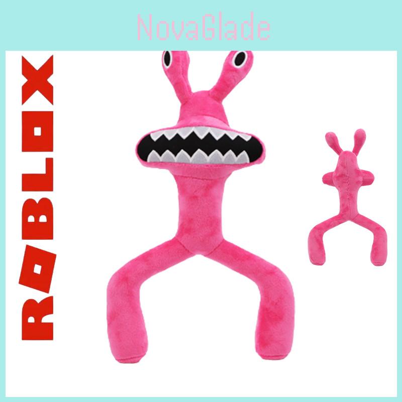 Rainbow Friends Theme Roblox Pink Frog Plush Toy Non-toxic And Bpa-free Materials For Safe Snuggles