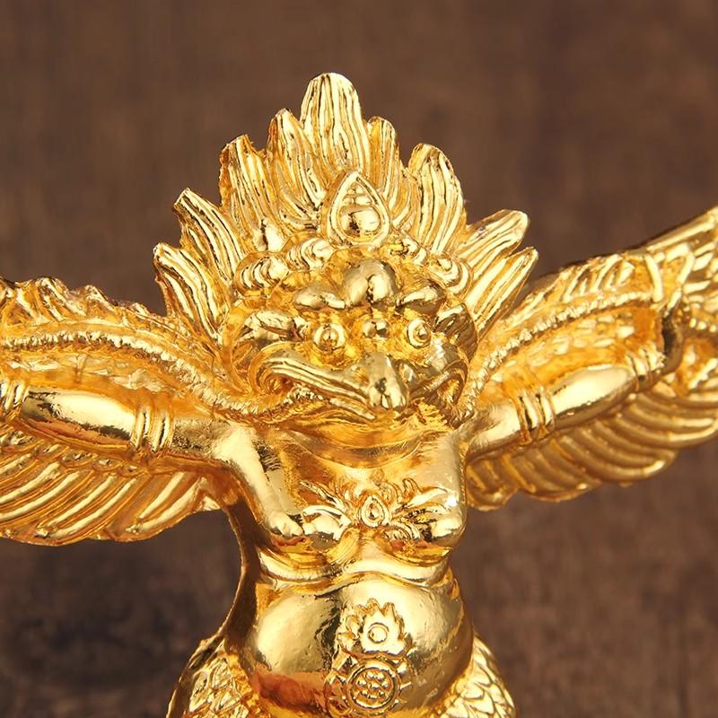 Сплав металла позолота золото фэншуй поставщики Lucky Roc Garuda большой золотокрылый Птица Пэн Характер